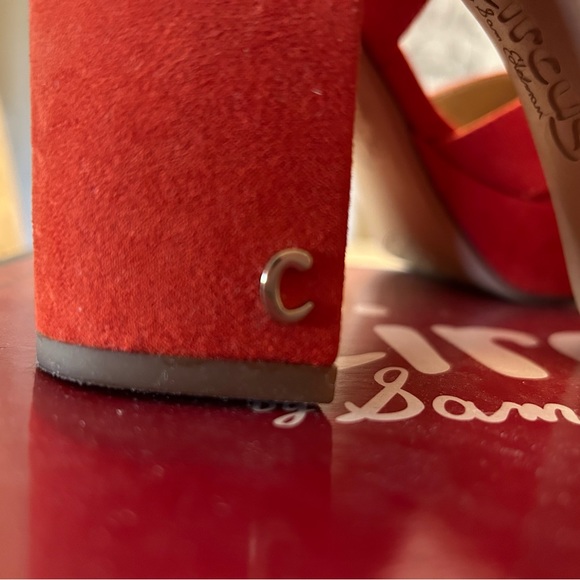 CLEARANCE! CIRCUS BY SAM EDELMAN “KAYLOR” CANDY RED PLATFORM SHOES/BOX SIZE 6 - Picture 4 of 11